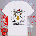 Gold Chain Snowman