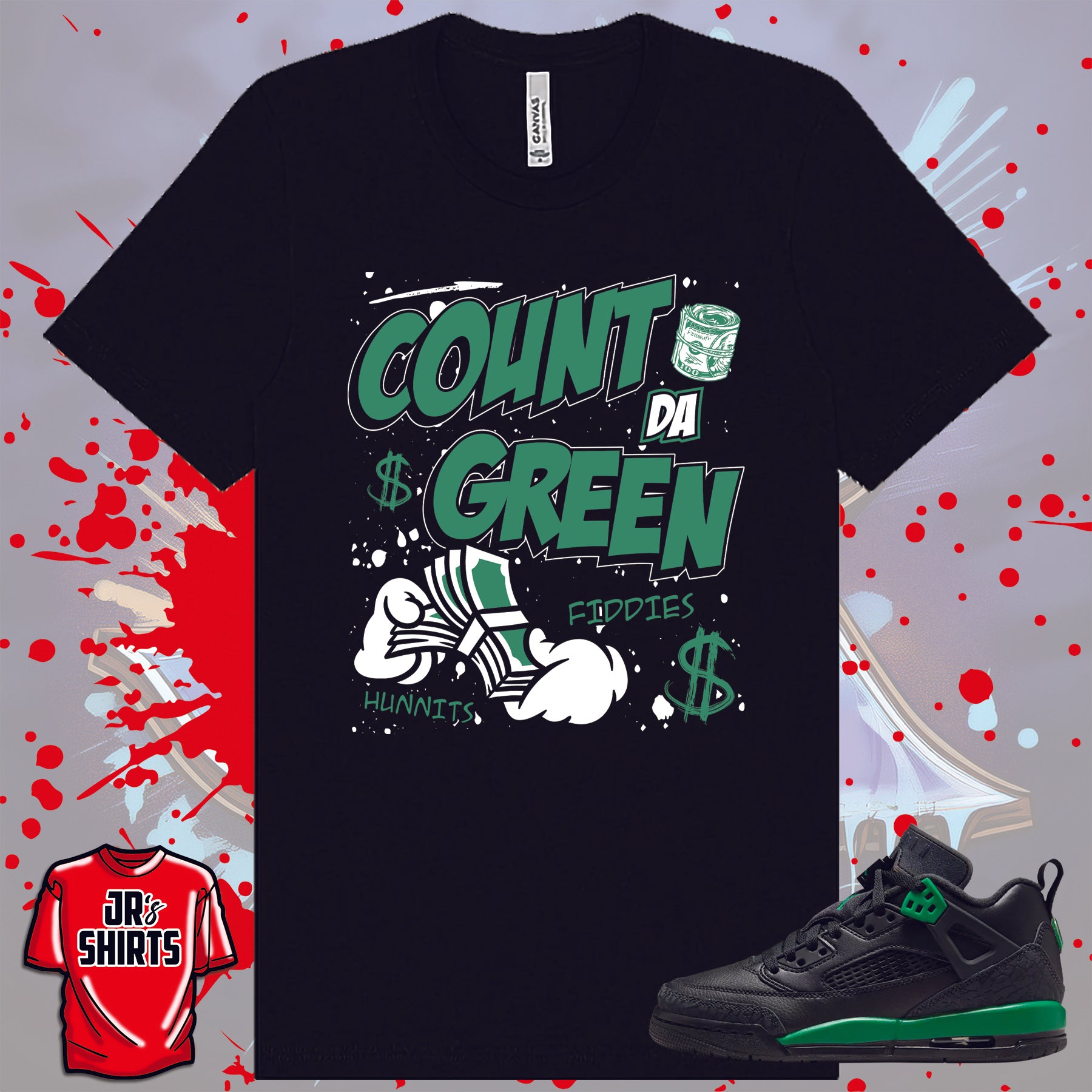 Countin' Da Green | Jordan 3 Match